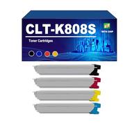 CLT-K808S CLT-C808S CLT-Y808S CLT-M808S Cartuchos De Tóner Compatibles con Impresoras para Samsung MultiXpress X4300LX X4250LX X4220RX. Tóner De Alto Rendimiento,4 Colors-1 Set