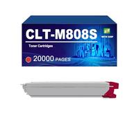 CLT-K808S CLT-C808S CLT-Y808S CLT-M808S Cartuchos De Tóner Compatibles con Impresoras para Samsung MultiXpress X4300LX X4250LX X4220RX. Tóner De Alto Rendimiento,Magenta-1 Pack