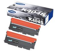 CLT-P404C K404S Tóner Compatible para Samsung C480W Toner CLT-404S CLT-K404S CLT-C404S CLT-Y404S CLT-M404S para Xpress SL C480W C480FW C430W C430 C480 C480FF N C48X (Negro, Paquete de 2)