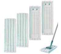 CLTPY Juego de 4 limpiaparabrisas para Leifheit Profi XL Micro Duo/Cotton Plus, funda de repuesto compatible con todos los tipos de suelo, funda de mopa