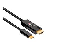 Club 3D 4K 60Hz HDMI a USB tipo C Cable de vídeo HDMI 2.0 (macho) a USB tipo C (macho) convertidor de monitor activo 1.8m/6 pies CAC-1334