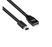 Club 3D Cable de extensión Mini DisplayPortTM a DisplayPortTM 1.4, 8 K60 Hz, DSC1.2 HBR3 HDR St./B. 1 Metro 32AWG.