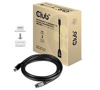 Club 3D Cable de extensión Mini DisplayPortTM a DisplayPortTM 1.4, 8 K60 Hz, DSC1.2 HBR3 HDR St./B. 1 Metro 32AWG.
