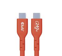 Club 3D CAC-1513 USB2 Tipo-C Cable certificado USB-IF bidireccional 480Mb, PD 240W (48V/5A) EPR M/M 3m