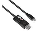 Club 3D CAC-1557 Cable bidireccional USB tipo C a Displayport 1.4 con 8K 60Hz, 4K 120Hz HDR Video Support 1.8m-6ft M/M