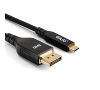 Club3D Cable CAC-1559 USB tipo C a DP 2.1 bidireccional VESA DP80 certificado M/M 1 m