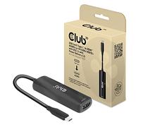 Club 3D CAC-1588 USB Gen2 Tipo C a HDMI™ 8K60Hz o 4K120Hz HDR10, DSC1.2, Power Delivery 3.0 Activ Adapter St./B.