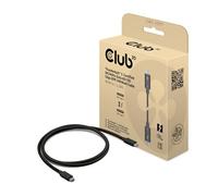 Club3D Cable Thunderbolt 5 CAC-2501 – Certificado 8K240Hz, 80/120Gbps, EPR 240W 1 m