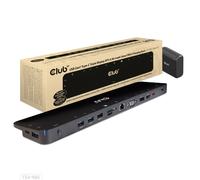 Club 3D CSV-1565 Estación Acoplamiento USB-C VGA HDMI DP Negro