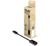 CLUB 3D DisplayPort 1.4 a HDMI 2.0b HDR Adpatador Activo - Adaptador para Cable (DisplayPort 1.4, HDMI 2.0b, Male Connector/Female Connector, Negro)