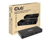 Club 3D KVM Switch/Dock DisplayPort/HDMI 4K60Hz für 2 USB Typ-C Eingänge