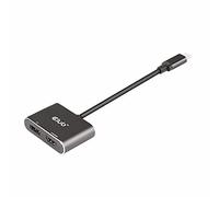 Club 3D MST Hub USB 3.2 Gen2 Tipo C(DP™ Modo Antiguo) a DisplayPort™ + HDMI™ 4K60Hz St./B.