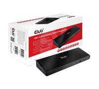 Club 3D SenseVision Connect USB C 3.2 Gen1 Universal Triple 4K Charging Dock - D