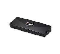 Club 3D SenseVision Estación de Acoplamiento USB 3.0 4K Negra