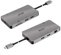 CLUB3D CSV-1593 hub de interfaz USB 3.2 Gen 1 (3.1 Gen 1) Type-C 16200 Mbit/s Metálico - Nuevo