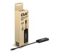 Club 3D USB-C® a Triple HDMI™ Dockingstation USB-C 8K HDCP Negro