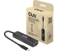 Club 3D USB Gen2 tipo C a HDMI 8K60Hz o 4K120Hz HDR10+ con DSC1.2 con Power Delivery 3.0 Adaptador activo M/F CAC-1588