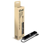 Club3D CSV-1599 USB4™ Gen3x2 Typ-C, 6-in-1 Hub mit HDMI™ 8K60Hz oder 4K120Hz, 2x
