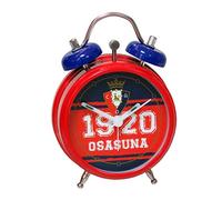 Club Atlético Osasuna, Reloj Despertador Electrónico, Campanas, Producto Oficial Club Atlético Osasuna, Color Rojo (CyP Brands)