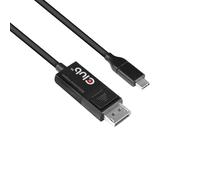 Club CAC-1557 3D USB Adapter Cable 1.8 m Type C to Display Port 8K 60 Hz HDR Bla