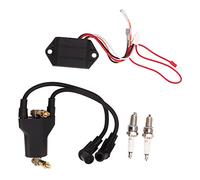 Club Car AC CDI Ignitor Set,Club Car CDI Bobina de encendido Juego de bujías EPIGC107 Reemplazo para 4 Cycle Gas 1991-2002