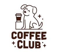 Club de café Amantes de los perros Kawaii Hipster Estética coreana Japonesa Se aceptan mascotas Calcomanías de letras 41x51.1cm No se cae Café