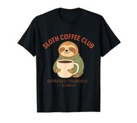 Club de café Perezoso: expreso Lentamente Camiseta