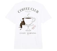 Club de café Vintage Servido Todos los días Cada mañana Amante del café Comfort Colors Adult Heavyweight T-Shirt