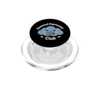 Club de depresión estacional Chica Triste Invierno Humor Acogedor PopSockets PopGrip para MagSafe