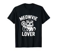 Club de Fans de Meowie Lover Cat Movie Reel Cinema Kitty Camiseta