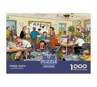 Club de la Procrastinación Puzzle De Madera Impermeable Puzzles De 1000 Piezas para Adultos Divertido Rompecabezas Juegos Educativos