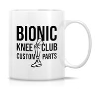 Club De La Rodilla Biónica Taza Elegante Tazas De Cerámica Divertido Mug Para Bebidas Frías Y Calientes Cacao Té 330Ml