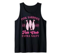 Club de la Sardina Rosa Conservas de pescado Sardinas en Camiseta sin Mangas