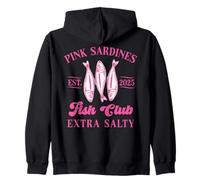 Club de la Sardina Rosa Conservas de pescado Sardinas en Sudadera con Capucha