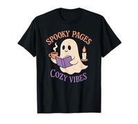 Club de libros de terror Lector espeluznante Ficción gótica Suspense Fan Camiseta