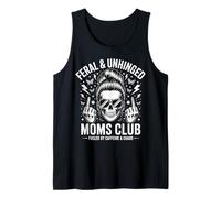 Club de Madres desquiciadas Salvajes impulsado por la cafeína y el Caos Camiseta sin Mangas