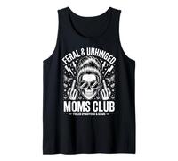 Club de Madres desquiciadas Salvajes impulsado por la cafeína y el Caos Camiseta sin Mangas