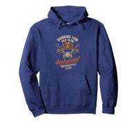 Club de motociclistas Dachshund Running Low and Slow Sudadera con Capucha