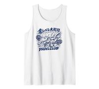 Club De Pádel para Todos Los Niveles - Pádel Al Estilo Anime Camiseta sin Mangas