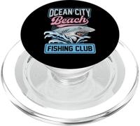 Club de Pesca Ocean City Beach Shark Maryland PopSockets PopGrip para MagSafe
