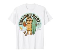 Club de Surf de Vacaciones. Linda Obra de Arte de Surf Camiseta