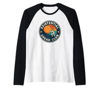 Club del Miedo existencial - Filosofía Divertida Sísifo Camiseta Manga Raglan