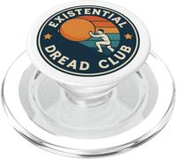 Club del Miedo existencial - Filosofía Divertida Sísifo PopSockets PopGrip para MagSafe