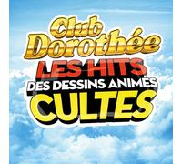 Club Dorothée les hits des dessins animés cultes Vinyle Rouge Transparent