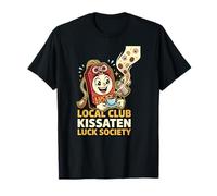 Club Local Kissaten Sociedad de la Suerte Café Japonés Arte Camiseta