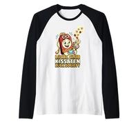 Club Local Kissaten Sociedad de la Suerte Café Japonés Arte Camiseta Manga Raglan