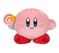 Club Mocchi Mocchi Kirby - Figura de Peluche con Varita invencible de 38 cm - Juguete Coleccionable Kirby para niños a Partir de 3 años