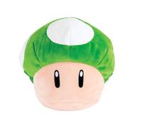 Club Mocchi - Mocchi - Peluche de Super Mario de Nintendo - Peluche de hongo 1Up - Peluches blandos coleccionables - 15 pulgadas
