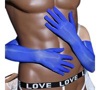 Club Nocturno Guantes Ultrafinos Terciopelo Largo Accesorio De Fiesta Verano -Delgado para Concierto Dedo Completo Guantes Largos