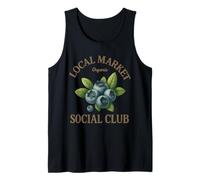 Club social de arándanos del mercado local Camiseta sin Mangas